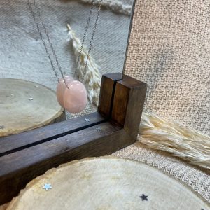 Pierre Rose Lithothérapie Pierre Percée Quartz Rose AB